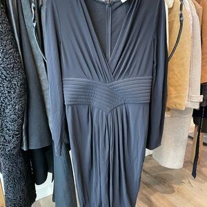 Armani Collezioni Black Long Sleeve Dress